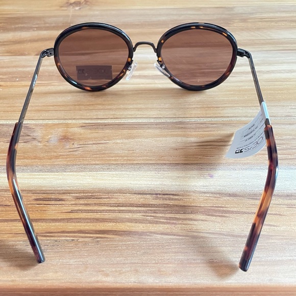 Joe’s Jeans Round Sunglasses Dark Tortoise - Picture 8 of 10